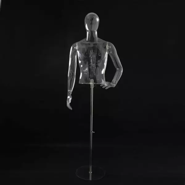 半身の男性マネキン